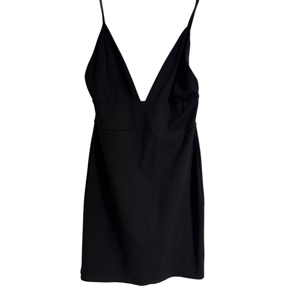 American‎ Threads LBD, black, spaghetti strap, Vneck